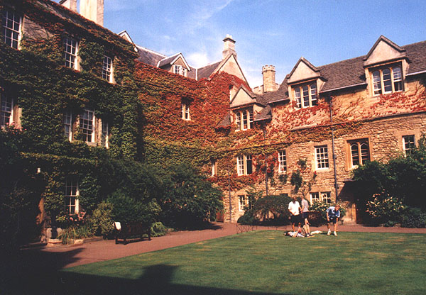 Oxford University, Innenhof Oxford University, Innenhof