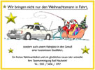 Weihnachtsgruß Taxiverein